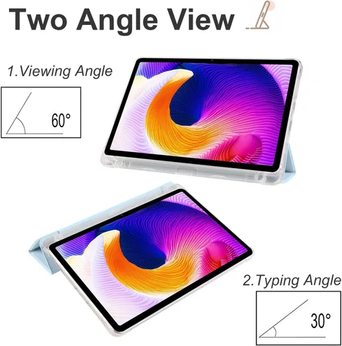 Miniatura 3 de Funda inteligente para Xiaomi Mi Pad 6/Mi Pad 6 Pro de 11 pulgadas, funda de piel sintética con función de reposo/encendido automático inteligente