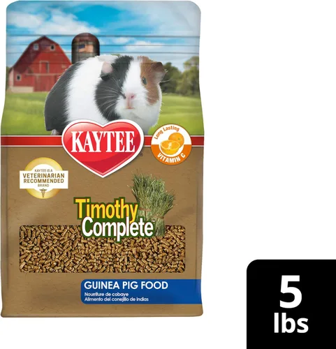 Miniatura 12 de Kaytee Timothy Complete - Alimento para conejillo de indias, fabricado con heno Timothy, alto en fibra, apoya la salud dental y la digestión