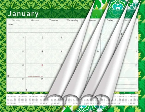 Miniatura 7 de Calendario mensual 2022 – 2023 de pared / escritorio encuadernado en espiral – 16 meses de escritorio / calendario secante de pared / planificador