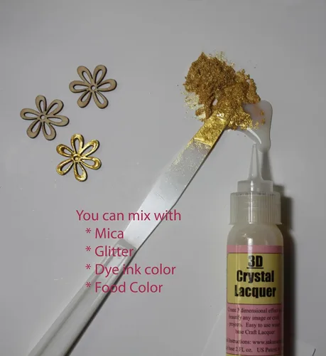 Miniatura 4 de Sakura Hobby 3D - Laca de cristal transparente de 2 onzas