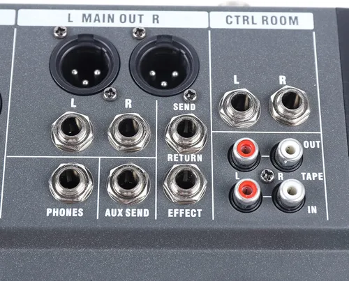Miniatura 9 de Mezclador profesional de estudio en vivo de 12 canales, consola mezcladora de sonido de audio de estudio con Bluetooth USB para profesionales