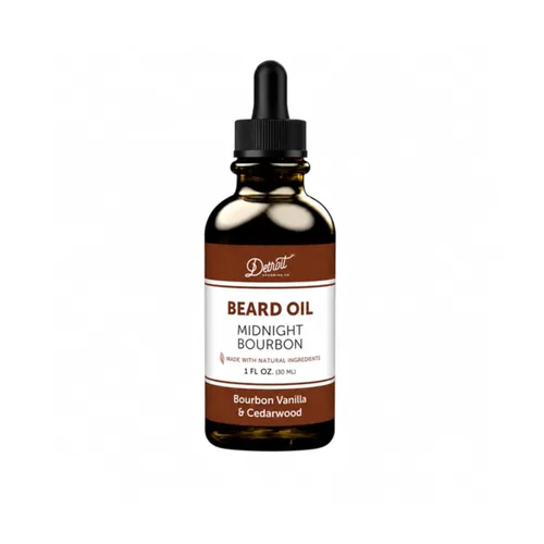 Miniatura 16 de Detroit Grooming Co. Aceite para barba Fórmula hidratante y nutritiva con vitamina E Cereza y tabaco • Traverse City (1 oz)
