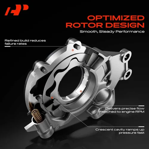 Miniatura 4 de A-Premium Bomba de aceite de motor con junta compatible con Toyota Corolla 1998-2008, Matrix 2003-2008, Celica 2000-2005, MR2 Spyder 2000-2005