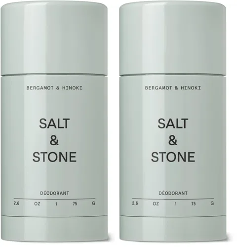 Salt & Stone Desodorante sin aluminio | Protección extra fuerte de 48 horas para mujeres y hombres | Fabricado con extractos de algas marinas,
