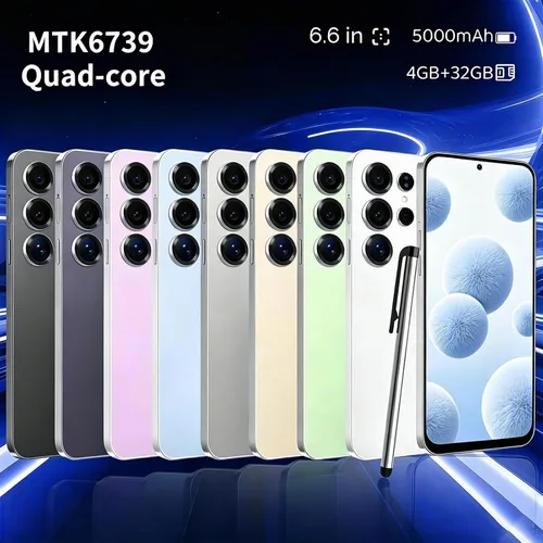 Miniatura 7 de Teléfono inteligente desbloqueado S25Ultra, teléfonos móviles Android 12.0, pantalla HD+ de 6.6'', 4 GB de RAM 32 GB ROM/256 GB SD, 4G Dual SIM Rosa