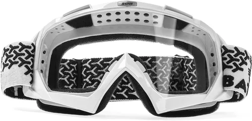 Miniatura 22 de BATFOX Gafas de Motocicleta Gafas Protectoras Moto de Cross Motocross Seguridad ATV Táctica Conducción (Azul Negro, Adulto)