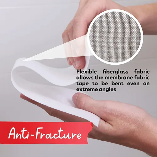 Miniatura 3 de XFasten Hoja de tela de membrana impermeabilizante para ducha, alta compatibilidad sin fracturas, 6 pulgadas x 75 pies