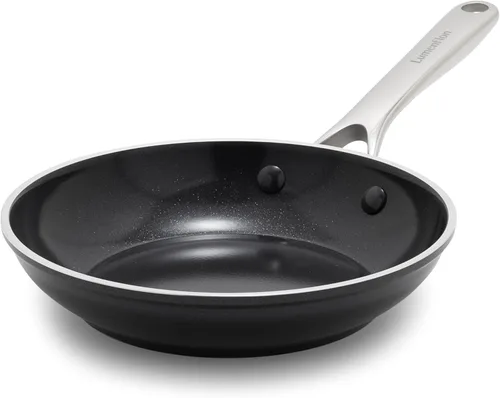 Miniatura 13 de Orfeo - Juego de utensilios de cocina antiadherentes de 10 piezas, fabricado en Italia, ollas y sartenes de cerámica de diamante sin PFAS, listas