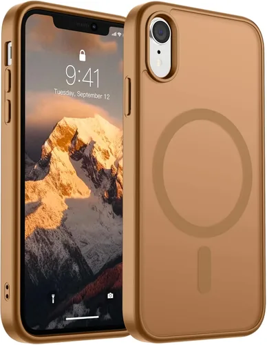Miniatura 21 de SUPFINE Funda magnética para iPhone 11 Pro Max (compatible con MagSafe) (protección contra caídas de grado militar), delgada, translúcida mate, a