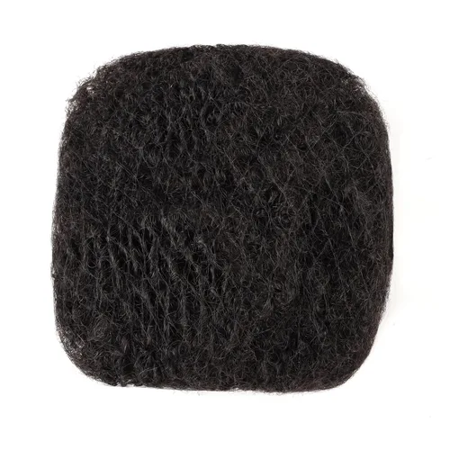 Miniatura 20 de Orientfashion Afro Kinkys a granel, cabello humano para extensiones de trenzas, cabello crochet para mujeres negras, paquete de 30g (20cm, #27)