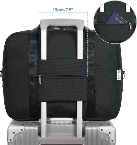 Miniatura 6 de For Spirit Airlines - Bolsa de viaje plegable de 18 x 14 x 8 pulgadas, bolsa de viaje debajo del asiento, equipaje de mano para mujeres y hombres