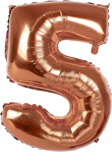 Miniatura 13 de Treasures Gifted Globos dorados grandes de números – Globo de aluminio número 0 de 40 pulgadas – Números de globos de cumpleaños – Números de globos