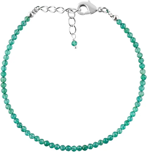 Miniatura 21 de Yanara Stone Bracelets For Women Beads Dainty Gemstones Jewelry for Women Birthstone, Chakra Energy Healing Crystals, Silver Plated Chain 8 inch