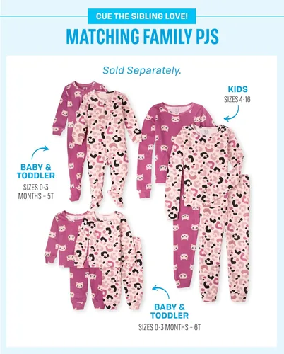 Miniatura 2 de The Childrens Place Conjunto de pijama de manga larga para bebés y niñas pequeñas