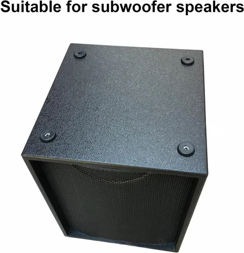 Miniatura 5 de Patas de goma, pies de goma para altavoz, paquete de 16 unidades de 1.575 in x 0.394 in, uso para pies de subwoofer, pies de altavoces, pies de caja