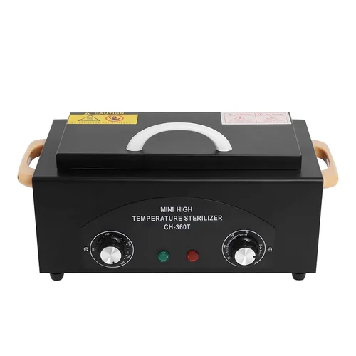 Caja de limpieza de herramientas de metal de alta temperatura, caja de calor seco de 1.5L con temperatura y tiempo ajustables para equipos de metal