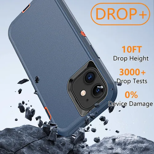Miniatura 4 de YmhxcY Funda para iPhone 11 a prueba de golpes, a prueba de caídas, a prueba de polvo, a prueba de caídas, 3 capas, duradera, funda de teléfono