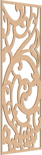 Miniatura 114 de Bridgewater - Paneles de pared decorativos de madera con calado, 9 3/8 pulgadas de ancho x 24 3/8 pulgadas de alto x 1/4 de alto, nogal