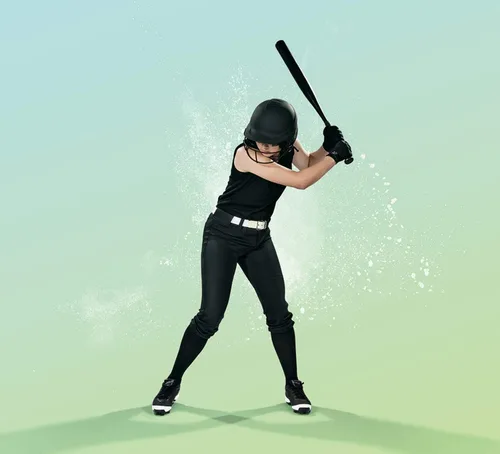 Miniatura 3 de RIP-IT Pantalones profesionales de softball elásticos de 4 vías, para mujer.