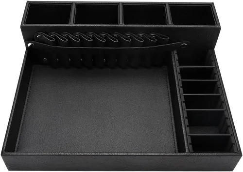 Miniatura 2 de Caja de almacenamiento de peluquería, soporte para herramientas de peluquería, caja de almacenamiento grande desmontable multifuncional, soporte