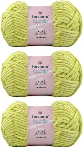 Miniatura 22 de Hilo de felpilla de terciopelo, súper suave y esponjoso, para tejer, hacer manualidades, color amigurumi, duradero para el desprendimiento, 3.53