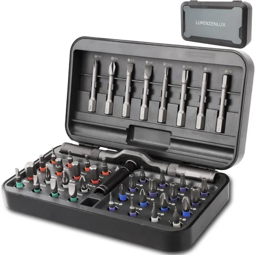 Miniatura 9 de Juego de mini destornilladores magnéticos 24 en 1 con puntas de acero S2 y estuche de almacenamiento Kit de precisión profesional