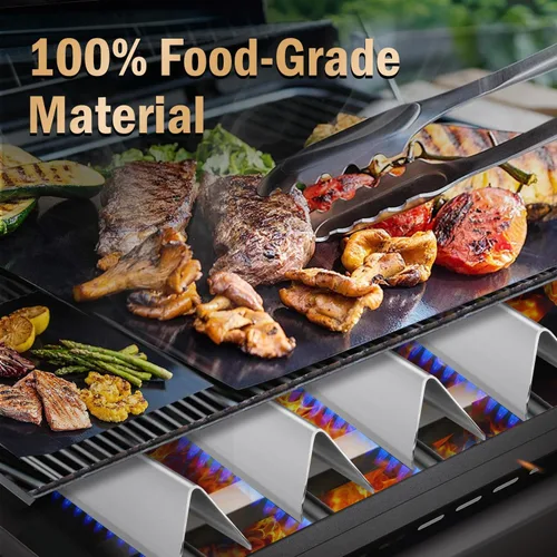Miniatura 5 de Genesis 300 Grill Parts 7620 Barras aromatizantes para Weber Genesis E310 E320 E330 S310 EP330 con 3 piezas quemador 65505 deflectores de calor