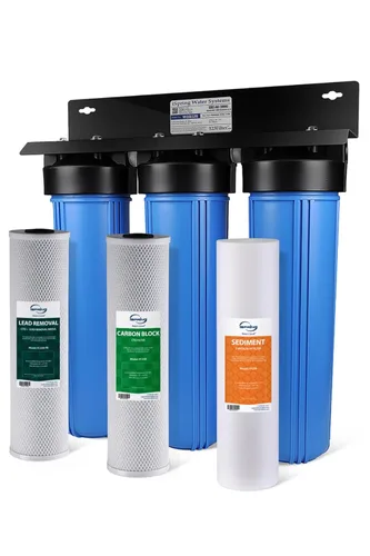 Miniatura 11 de iSpring FC25B Filtro de agua para toda la casa, bloque de carbono CTO, 20” x 4.5” para la eliminación de sedimentos y cloro