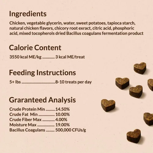 Miniatura 7 de Get Naked Biteables - Golosinas suaves para perros de salud digestiva, bolsa de 6 onzas