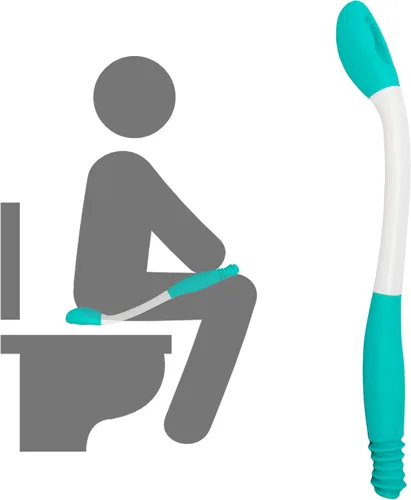 RMS Toallita de Confort de Largo Alcance - Ayuda para Inodoro de Autoasistencia, Ayuda de Baño Ideal para la Vida Diaria para Movilidad Limitada