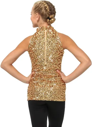 Miniatura 2 de Vestido tipo túnica con lentejuelas brillantes para mujer solo para Kix