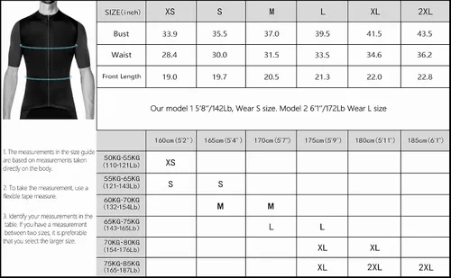 Miniatura 7 de RISESBIK Men's Cycling Jersey Zipper Pocket Short Sleeve Lightweight Aero Race Fit Bike Jersey, UPF 50+ Biking Cycling Shirt