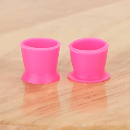 Miniatura 6 de 300 vasos de tinta taza de tinta desechable de silicona para pigmentos de cejas, labios y pigmentos, mezcla de 300 unidades, tinta de pigmento