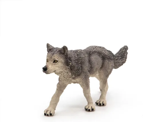 Miniatura 7 de Figura de lobo gris de Wild Animal KIngdom, de Papo