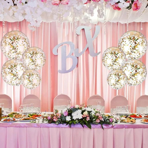 Miniatura 6 de Sumind 40 globos transparentes Bobo para rellenar burbujas, Burbuja transparente para San Valentín, Navidad, boda, fiesta de cumpleaños