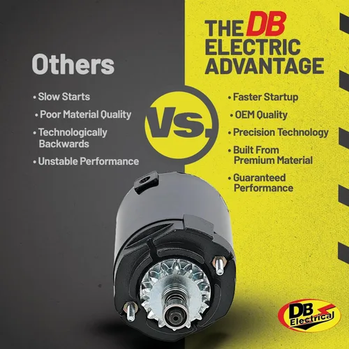 Miniatura 5 de DB Electrical SAB0145 Arrancador compatible con/repuesto para Cub Cadet i1042 AII, i1046 AII, RZT 42 AII, ZTT 42 AII, ZTT 46 AII, LT1042 2005-2008