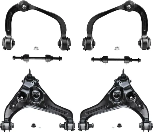 Miniatura 15 de Detroit Axle - Kit de extremo delantero para Chrysler 300 Dodge Charge Challenger 2011-2023, 2 brazos de control inferiores traseros 2 rótulas