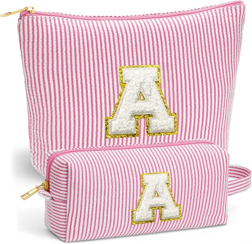 Miniatura 59 de Set de Bolsos de Maquillaje de Viaje - Bolso Inicial de Aseo de Viaje, Bolso de Cosméticos Portátil Bolso de Maquillaje de Viaje con Artículos Azul