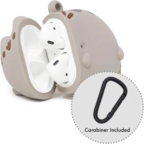 Miniatura 3 de iFace x Pusheen - Bonita funda protectora de silicona diseñada para AirPods 1/2 - Colocación + iFace x Pusheen Café Series Funda protectora