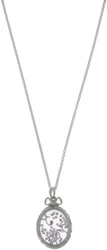 Miniatura 2 de Pandora Medallón de collar deslumbrante con CZ multicolor 397716ACZMX70, Plata esterlina, Circonia cúbica
