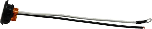 Miniatura 8 de MAXXHAUL 50570 - 10 luces LED de 3/4 pulgadas redondas de espacio libre y marcador lateral ámbar para caravanas de 12 V CC, remolques, caravanas