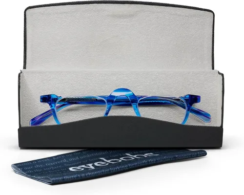 Miniatura 6 de eyebobs - Untamed Gafas de lectura prémium para hombres y mujeres Monturas de medio borde Disponible en 0.0x - 4.0x