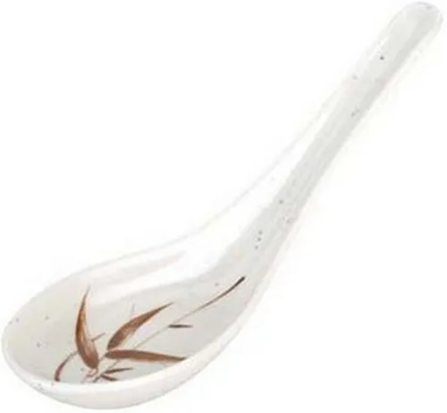 JapanBargain 2398 - Juego de 8 cucharas de sopa chinas, cucharas de sopa japonesas, cucharas de sopa Wonton, cucharas de arroz, cucharas de fo,