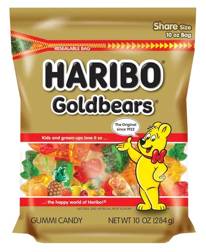Miniatura 15 de HARIBO - Gomitas de ositos, bolsa resellable de 10 onzas, sabores surtidos