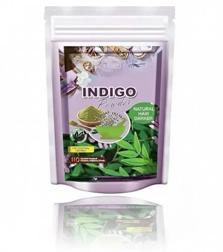 Polvo ayurvédico índigo orgánico para el cabello, color negro (3.53 onzas), polvo natural de hojas de Avuri, Neela Amari, Neel Patti, Neelayamari,
