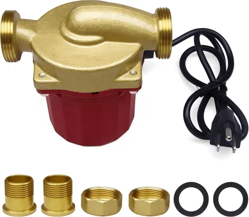 Miniatura 2 de UP15-29SU/LC, 59896776 115V Bomba de circulación no sumergible de 1/8 HP Unión NPSM de 1-1/4 pulgadas, bomba de rotor enlatada Construcción de cobre