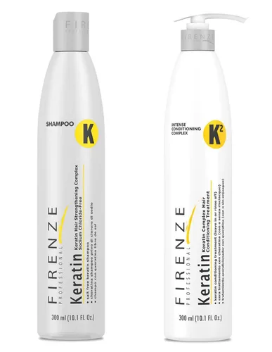 Miniatura 3 de Firenze Professional Keratin Care Bundle - Champú de queratina, acondicionador intenso y paquete de tratamiento de máscara con bolsa de regalo roja
