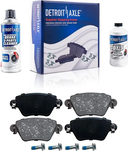 Miniatura 42 de Detroit Axle - Pastillas de freno de cerámica delanteras Reemplazo de pinza de freno derecha para Dodge Ram 1500 Dakota, Ram 1500 Classic - Juego