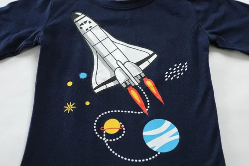 Miniatura 85 de Little Hand Pijamas para niños pequeños, Monster Truck 100% algodón, dinosaurio para niños, 2 piezas, ropa de dormir, conjuntos de ropa de dormir