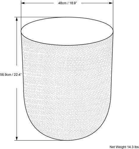 Miniatura 3 de SIMPLIHOME Nova Mesa de metal – Mesa redonda de hierro de 19 pulgadas de ancho en dorado degradado, mesa auxiliar de tambor bohemio para sala